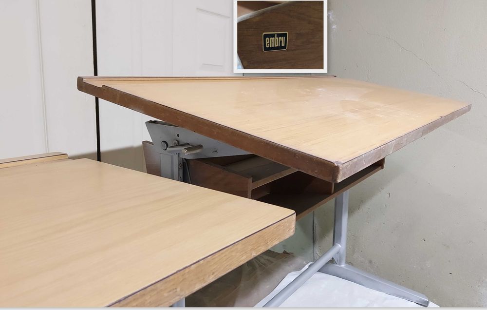 Ученически бюра. Антикварна стойност. EMBRU Swiss. 8 бр.