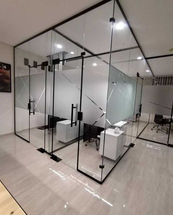 Aksiya! Ofis oynalariga tonirovka Tumanka Матовая пленка Туманка офиса