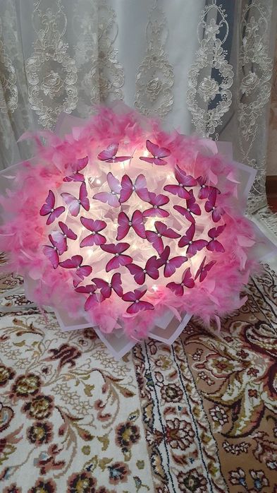 Букеты из бабочек