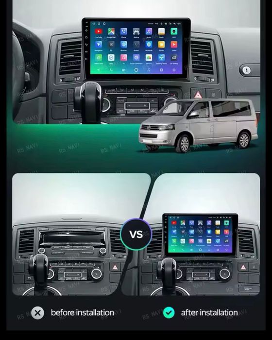 Navigatie Android VW Transporter