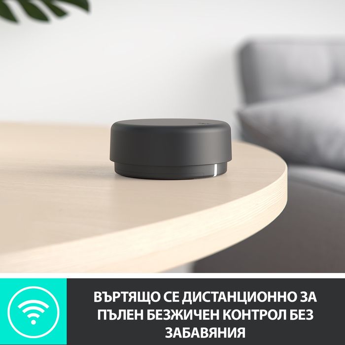 Аудио система Logitech - Z407, 2.1, черна