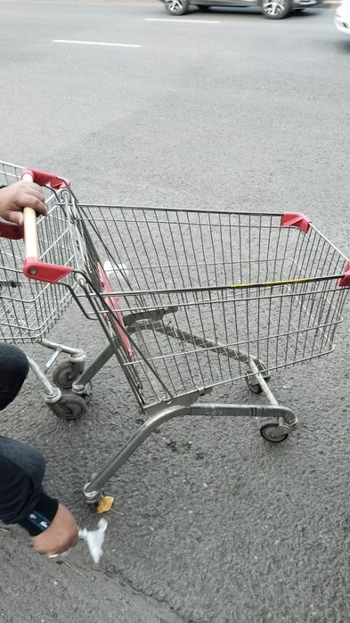 Тележка металлическая продуктовая