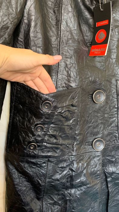 Плащ кож.зам. на флисовой подкладе