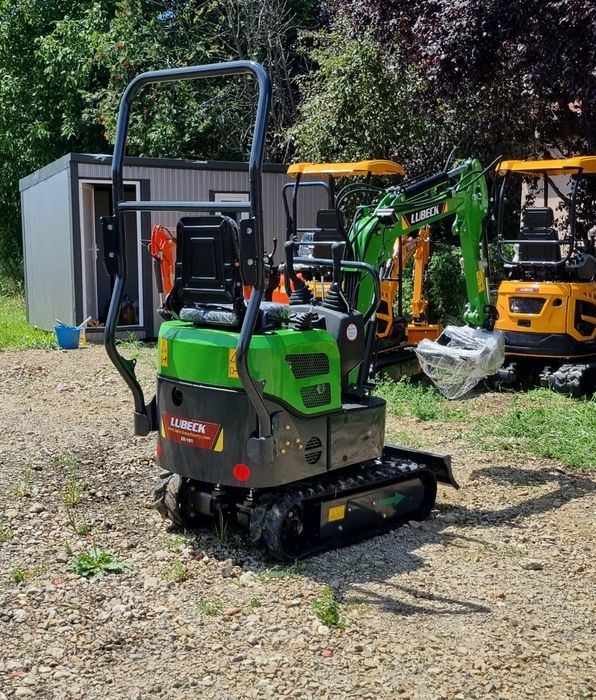 Miniexcavator Lubeck Ex 101 Nou Garantie 2 ani