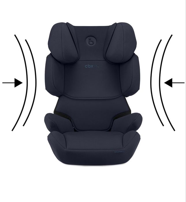 Scaun auto CBX by CYBEX Solution X i-Fix 522003963, Isofix, 15-36kg, R129, albastru-negru