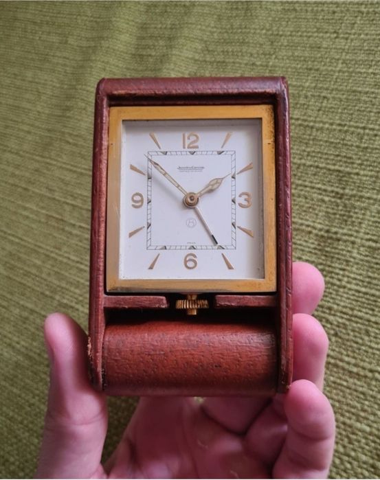 Jaeger LeCoultre Ceas De Voiaj Masa Calatorie Mecanic Alarma