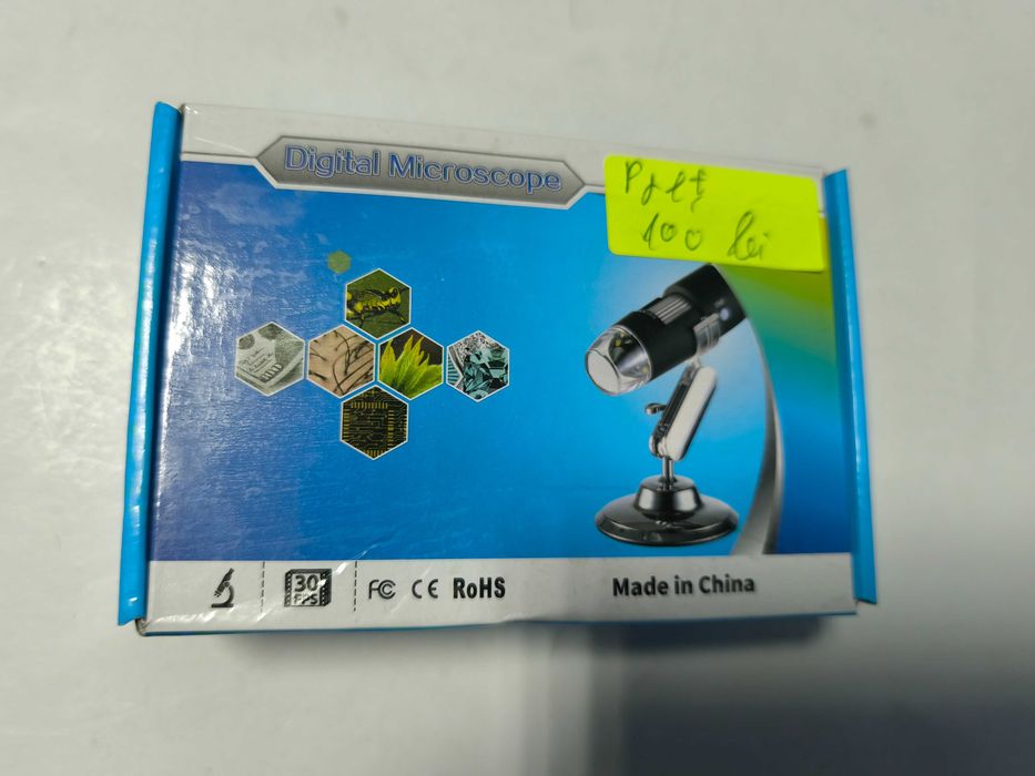 Microscop digital cu zoom si iluminare USB 1000x