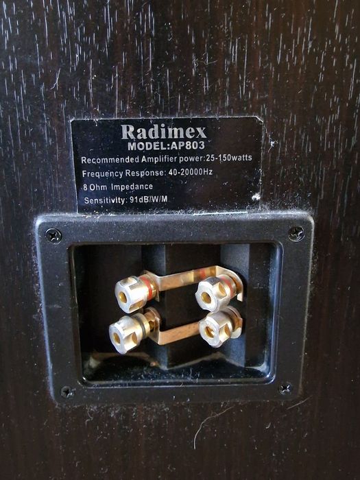 Тонколони Radimex 150W, 91db, 8 Ohm