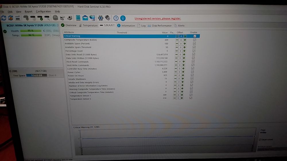 SSD NVMe 512gb SK hynix BC501 3x2 2230
Model: BC501