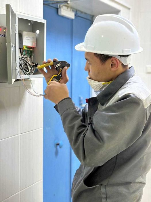 Установка камера видеонаблюдения и домофон