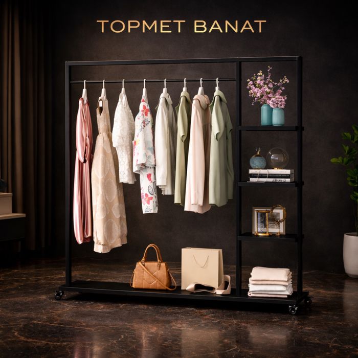 Suport metalic rezistent haine rochii umerase