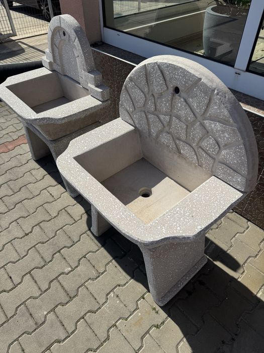 Бетонови мивки за двор