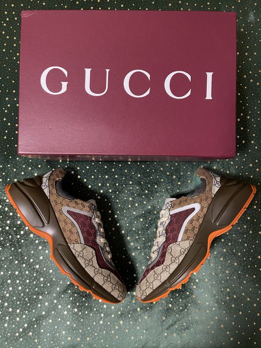 Gucci Rhyton Beige Brick Red