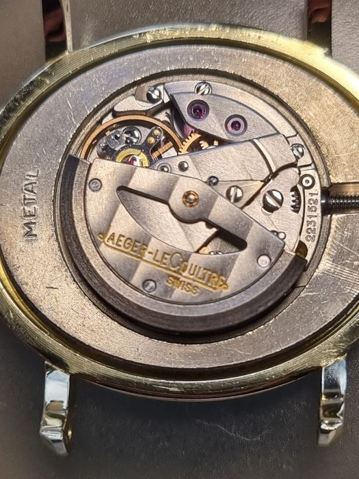 Оригинален златен дамски швейцарски часовник Jaeger Lecoultre automati