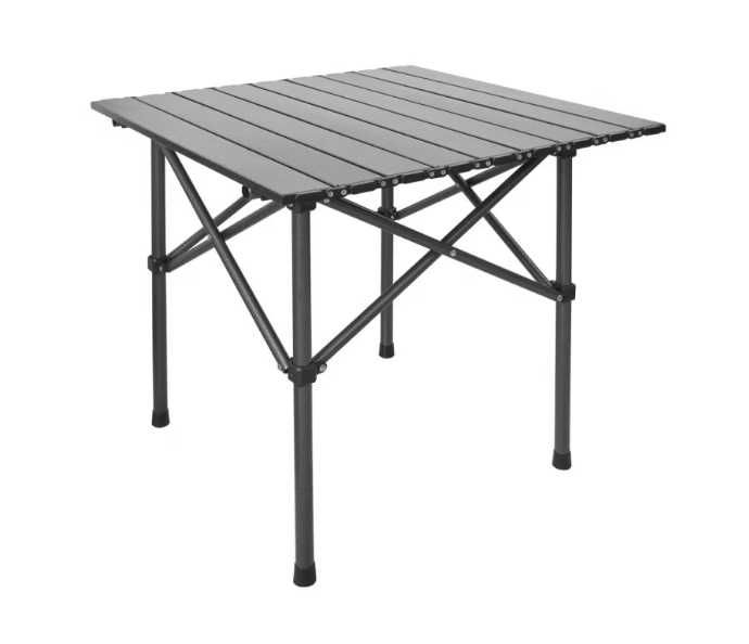 Луксозна къмпинг сгъваема метална маса с удобен калъф в 2 размера