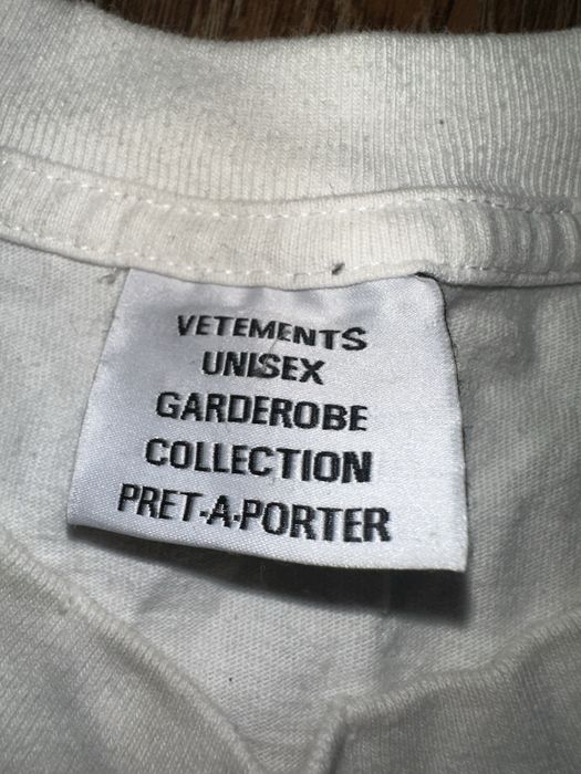 vetements футболка