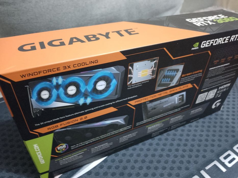 Видеокарта GeForce RTX 3060 12GB, GAMING OC. Б/У.