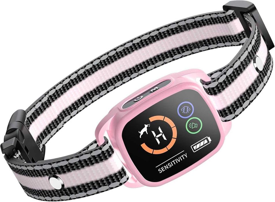 Интелигентен анти-лай нашийник PatteSage– звуков и вибрационен режим