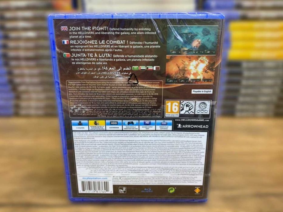НОВЫЙ Helldivers PS4/PS5 Хеллдайверс Пс4 Большой Выбор Игр