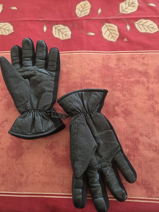 Manusi moto piele naturală