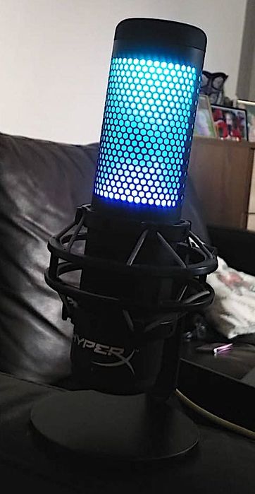 HyperX QuadCast S - USB - RGB Lighting + scissor arm stand microfon gaming Sennheiser AKG Beyerdynamic
