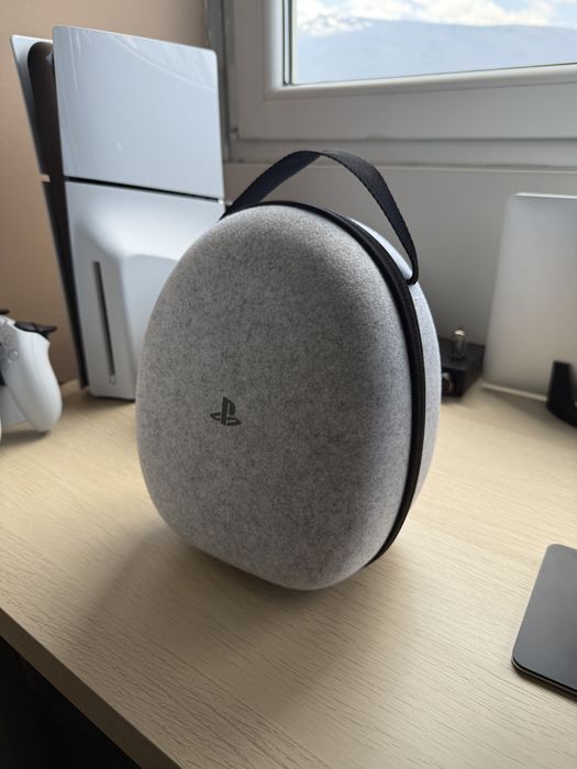 Sony Playstation Pulse Elite Black + калъф + 3D принтирана стоика зарядно