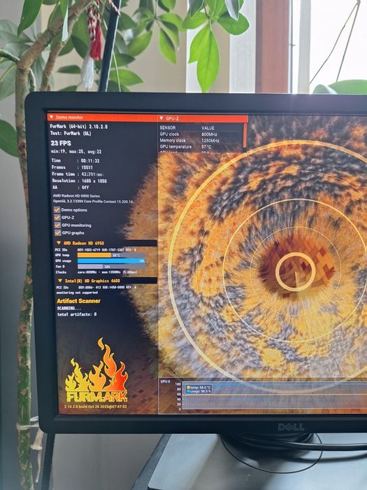 Placă video AMD HD 6870 , HD 6950  GDDR5  1GB