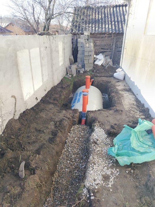 Fosa septica ecologica cu montaj