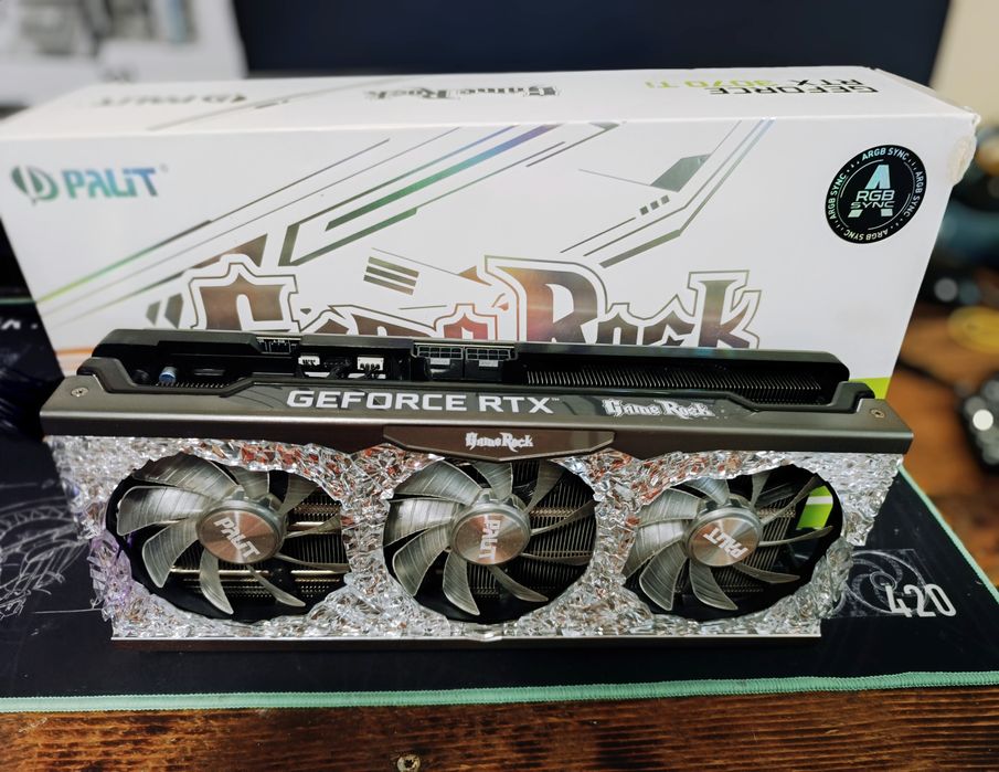 Видео карта Palit RTX 3070 Ti 8GB GameRock OC 8GB GDDR6X