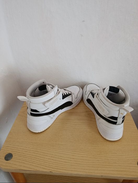 Adidași Puma alb/negru