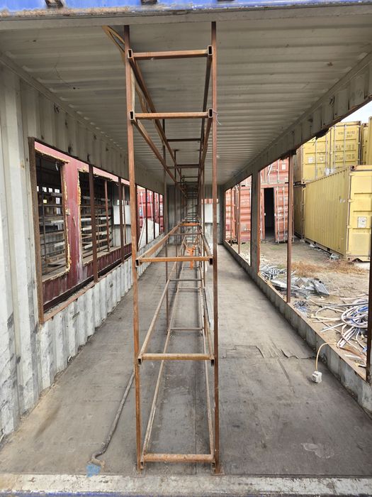 Резанный 40 тонный контейнер