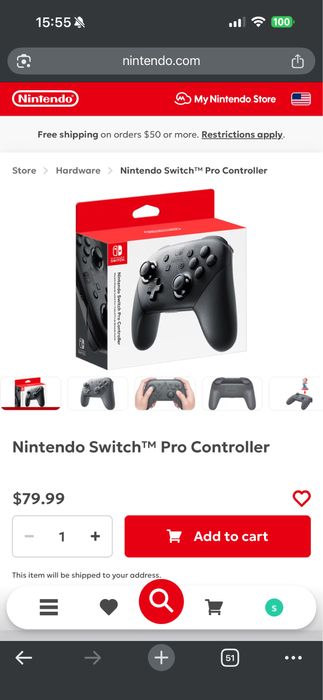 Nintendo Switch Pro controller