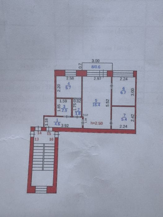 Продам 2х комнатную квартиру