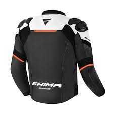 Топ Цена Кожено мото яке SHIMA BANDIT 2.0 Black/Red,всички протектори