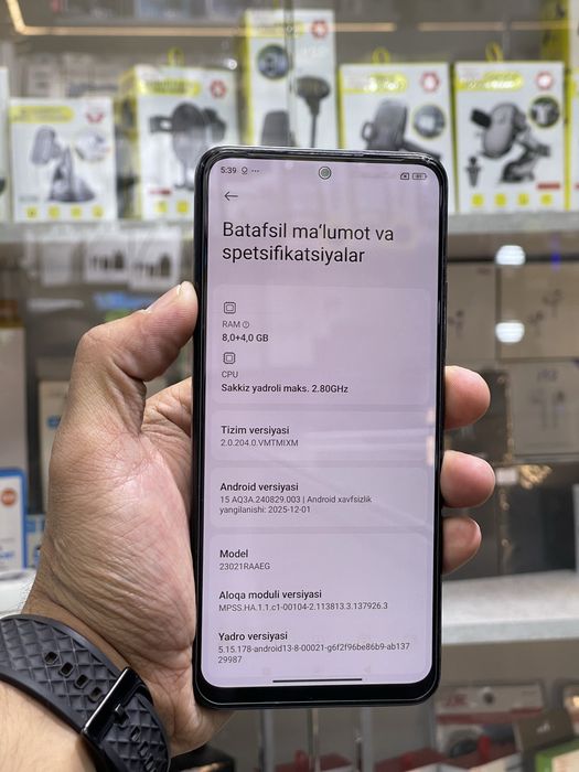 Redmi not 12 128 xotira