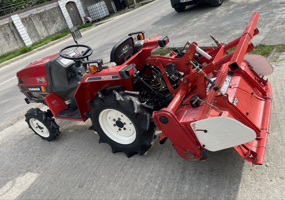 Tractor japonez Yanmar F-5  4x4 freza de sol Iseki Kubota