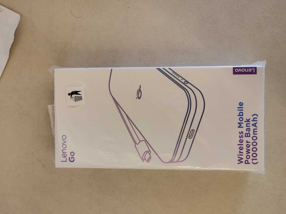 Външна батерия Lenovo GO, Wireless, 10000 mAh, USB-C