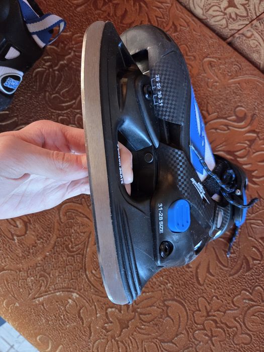 Коньки детские синие