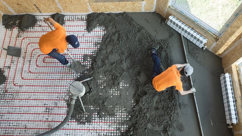 Полусухая стяжка