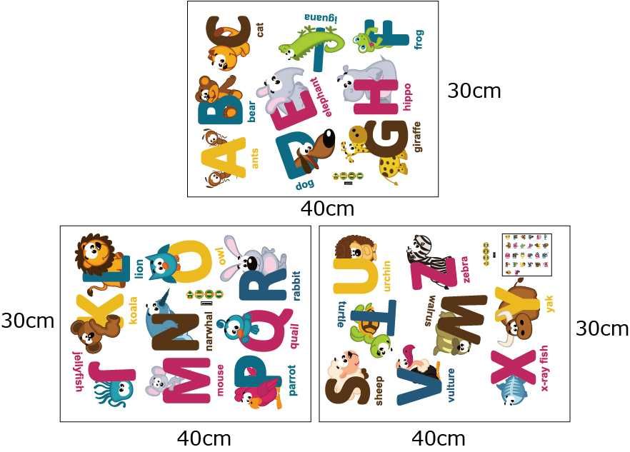 Алфавит наклейка Alfavit nakleyka