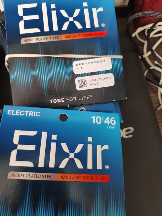 Elixir 9-46 /10-46 Гитарные струны