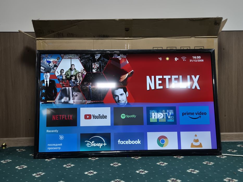 Новый Smart Tv SM558 140см