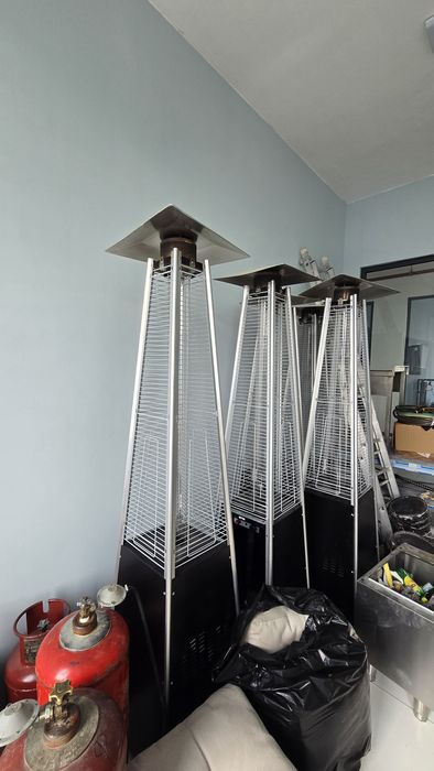 Газовый уличный обогреватель “Пирамида” (премиум террасный камин)