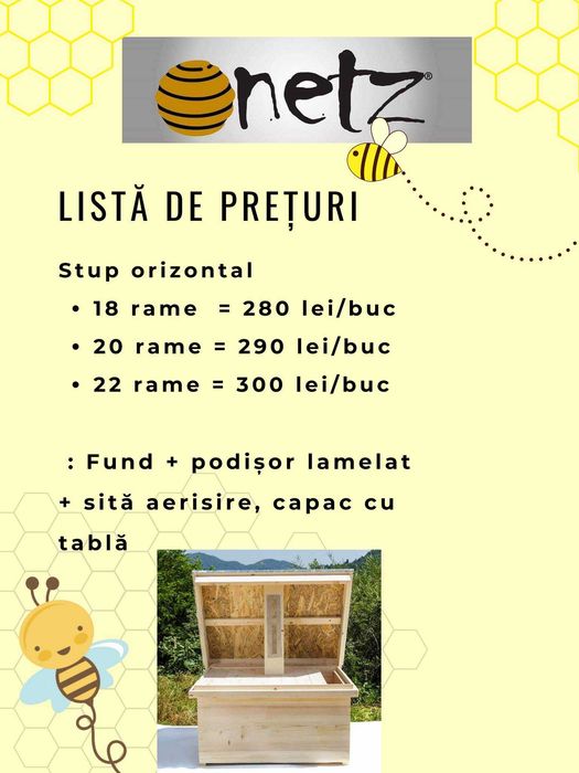 Vindem stupi și subansamble apicole de calitate !