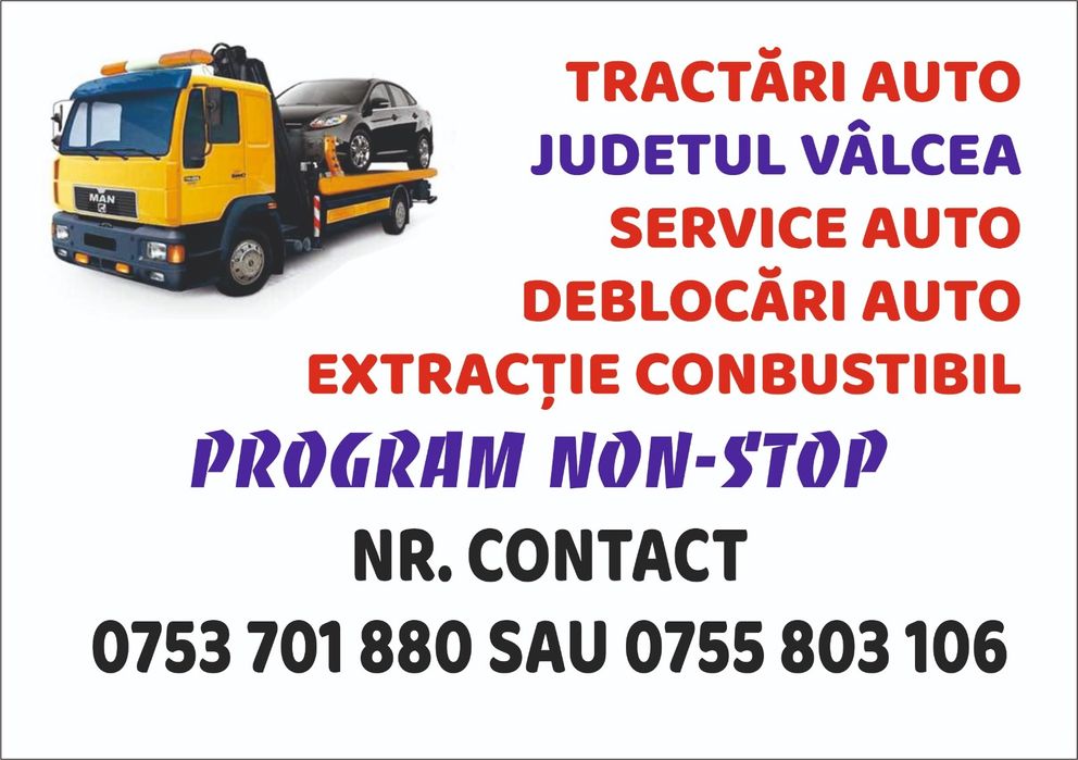 Tractari Auto Valcea Tractari Dedulești Milcoiu Calimanesti Brezoi