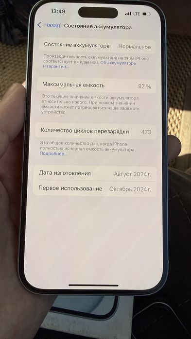 Айфон 15 в идеальном состояний