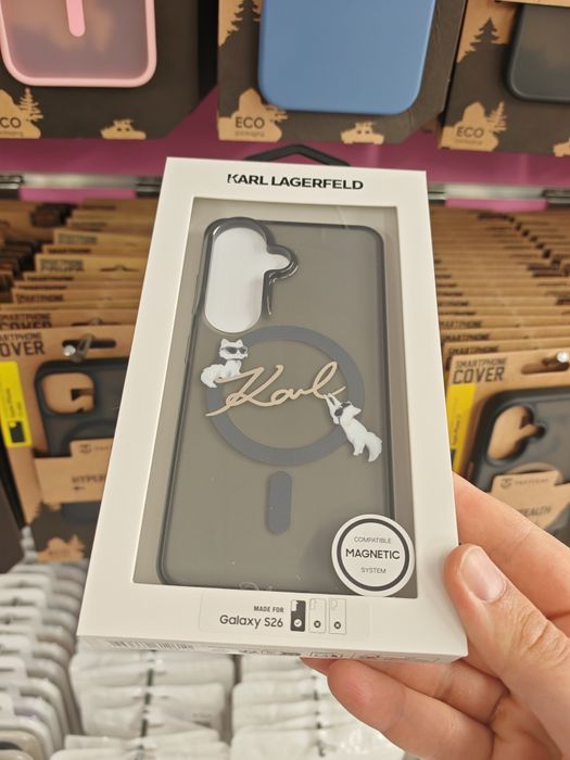 Samsung Galaxy S26 Ultra , S26 луксозен гръб Karl Lagerfeld
