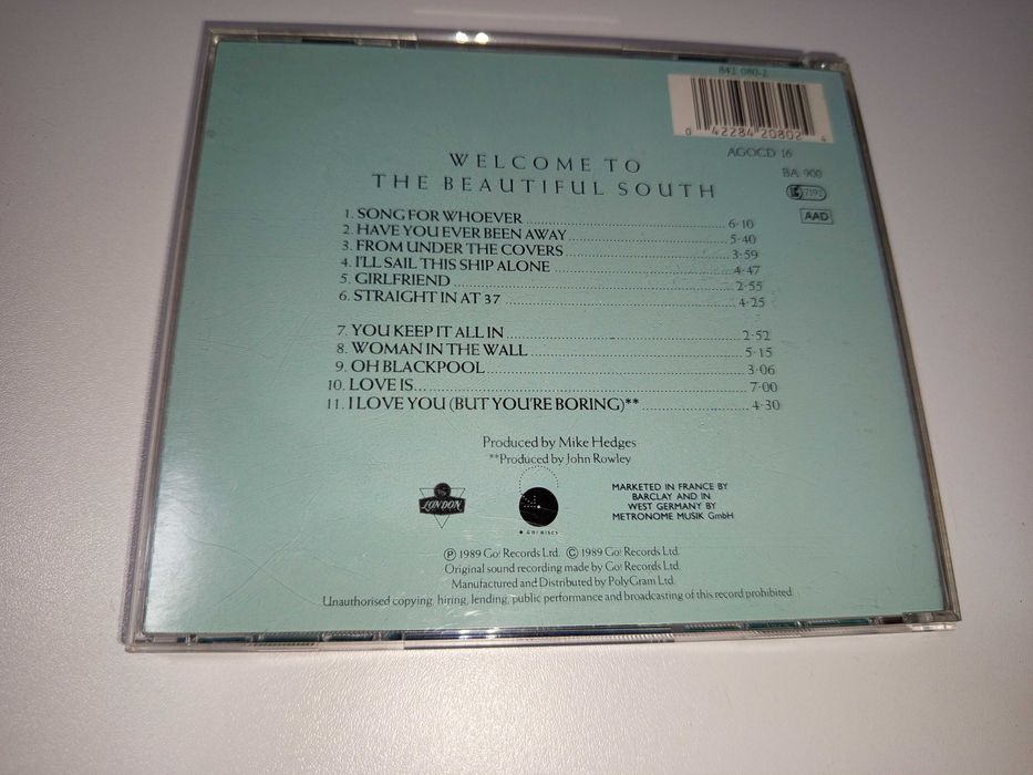 Компакт диск Beautiful South- Welcome To The Beautiful South