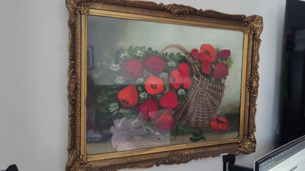 Tablouri vechi pânză