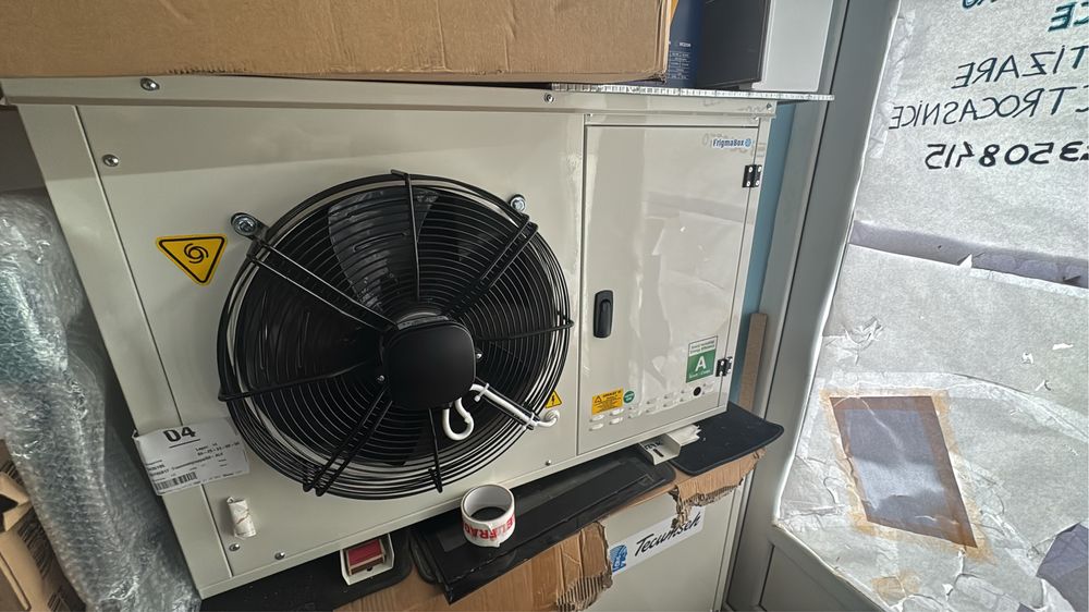 Agregat refrigerare congelare carcasat silentios echipat camera frig